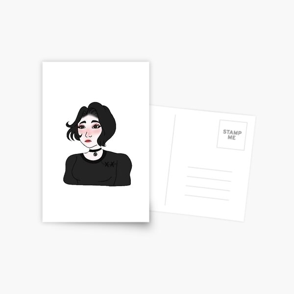 Doomer Girl Meme Postcard for Sale by NINEWS