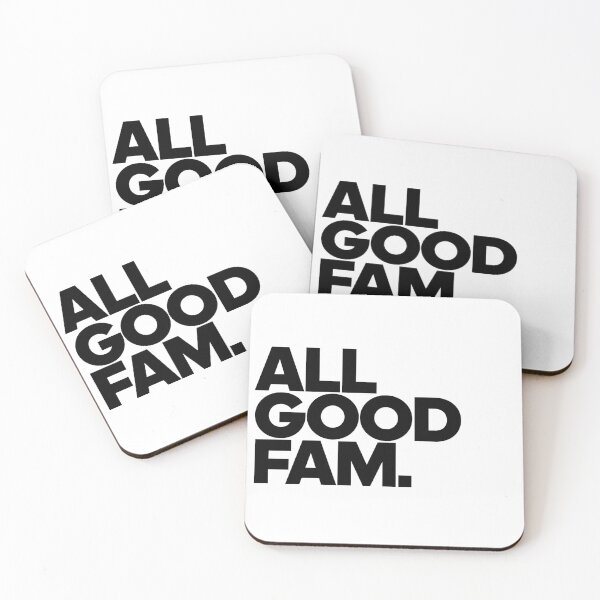 Item preview, All Good Fam - Uplifting Positive Vibes Motivation Quote  designed and sold by itsyaboyndm.