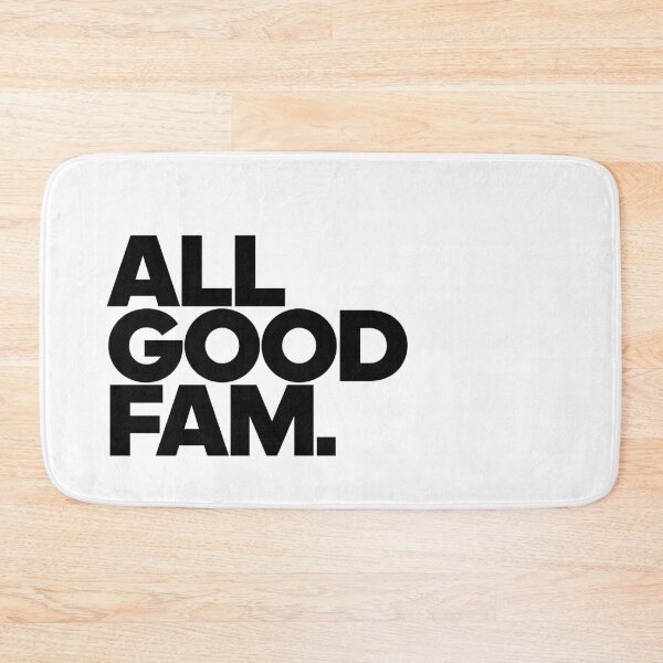 Item preview, All Good Fam - Uplifting Positive Vibes Motivation Quote  designed and sold by itsyaboyndm.