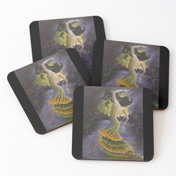 Item preview, Night in Havana, Orange and Green Dancer designed and sold by art-by-salazar.