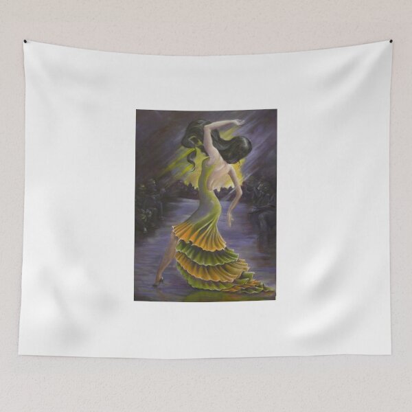 Item preview, Night in Havana, Orange and Green Dancer designed and sold by art-by-salazar.