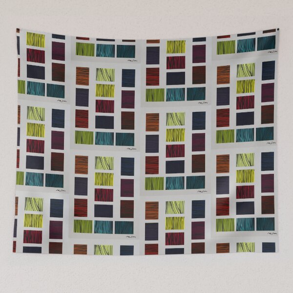 Item preview, Color Blocks By Artguru 0219, 22 X 28, - Acrylic On Paper designed and sold by Art Guru.