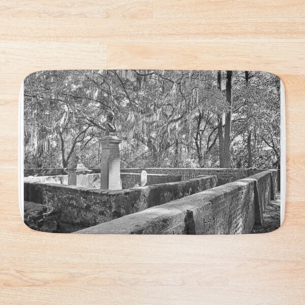 Item preview, Old House Plantation Cemetery Black And White designed and sold by LisaWootenPhoto.