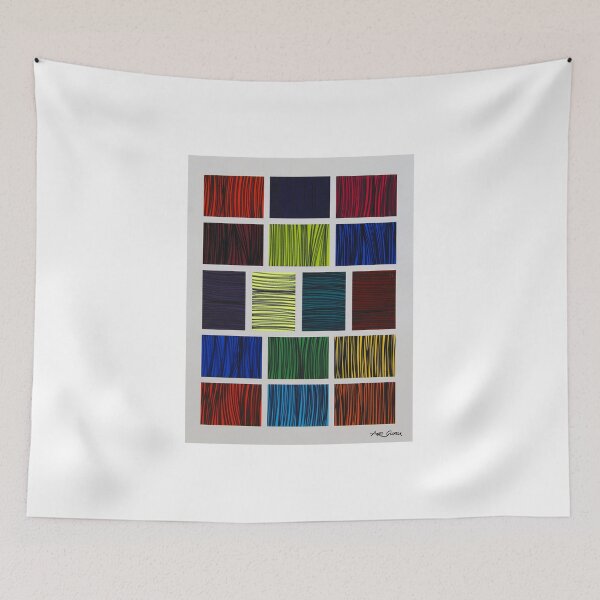 Item preview, Color Blocks By Artguru 0222, 22 X 28, - Acrylic On Paper designed and sold by Art Guru.
