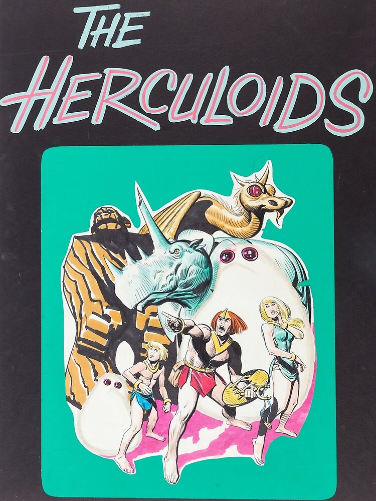 The Herculoids Comic Classic Vintage Retro Cartoons Poster For Sale By Antique Toons Redbubble 4150