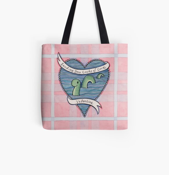 Nessie Valentine All Over Print Tote Bag