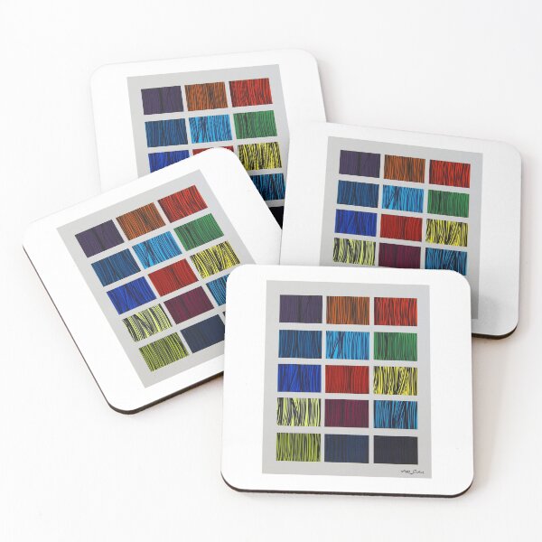 Item preview, Color Blocks By Artguru 0217, 22 X 28, - Acrylic On Paper designed and sold by Art Guru.
