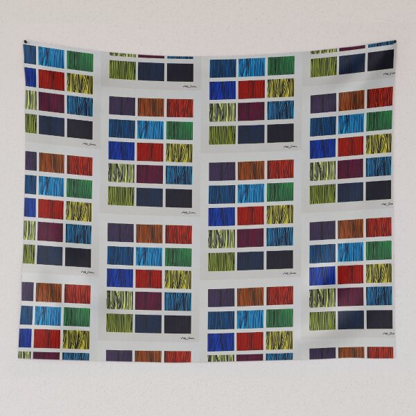 Item preview, Color Blocks By Artguru 0217, 22 X 28, - Acrylic On Paper designed and sold by Art Guru.