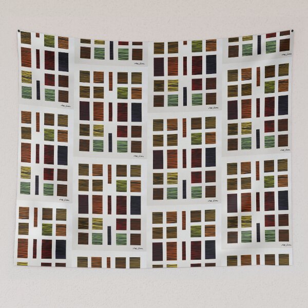 Item preview, Color Squares By Artguru 0215, 22 X 28, - Acrylic On Paper designed and sold by Art Guru.