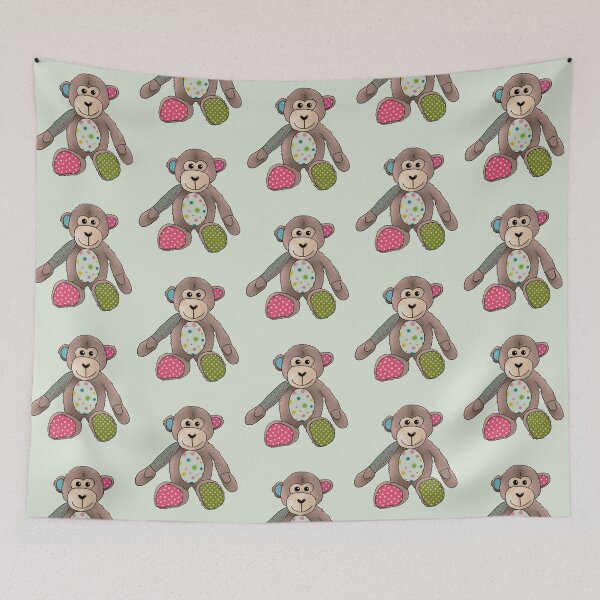 Item preview, colorful monkey designed and sold by Blumchen.