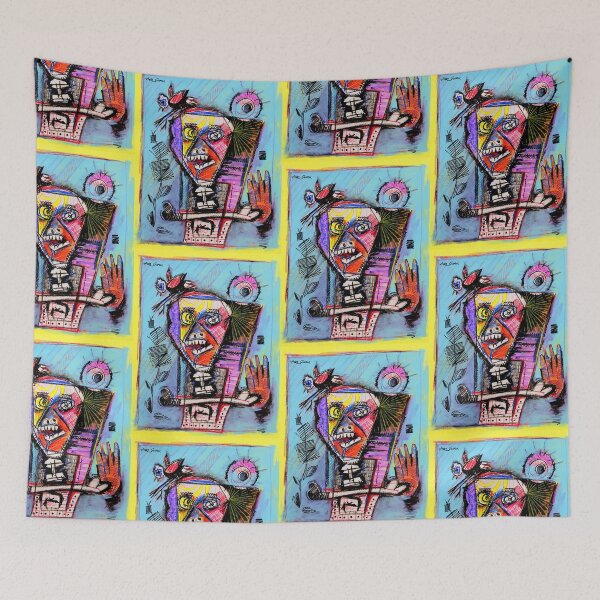 Item preview, Skull By Artguru 0208, 22 X 28, - Acrylic On Paper designed and sold by Art Guru.