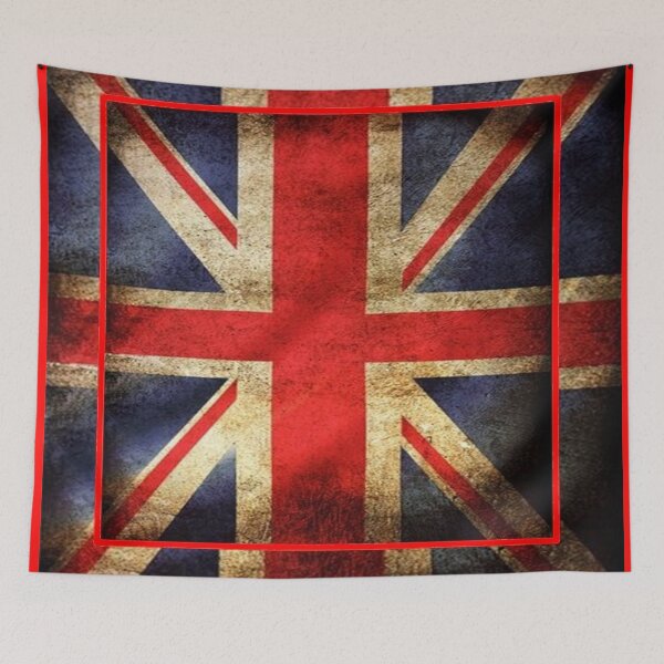 Item preview, ANTIQUE GRUNGY BRITISH FLAG DESIGN   designed and sold by sharlesart.