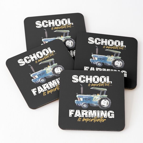 Item preview, La escuela es importante pero la agricultura es importante - Regalo de agricultor agrícola designed and sold by Dressed For Duty.
