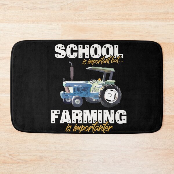 Item preview, La escuela es importante pero la agricultura es importante - Regalo de agricultor agrícola designed and sold by Dressed For Duty.