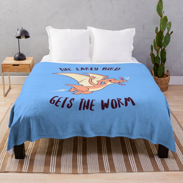 Item preview, The Early Bird Gets The Worm Pterodactyl designed and sold by Yipptee Shirts.