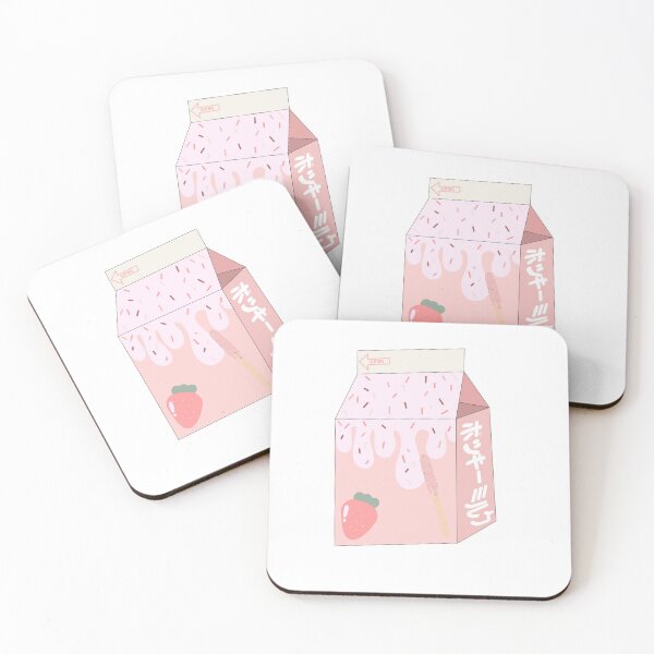 Item preview, strawberry pocky milk designed and sold by thewizardbear.