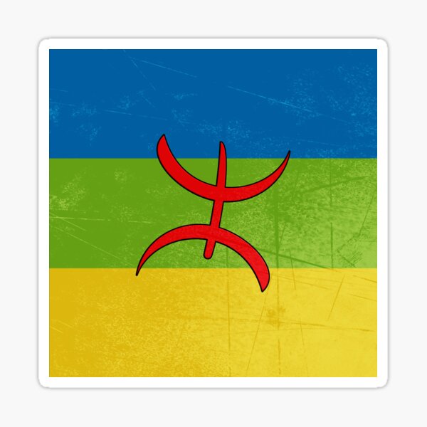 Drapeau Amazigh - Drapeau berbère Sticker