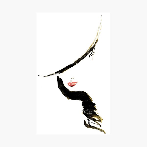Vista previa del artículo con la obra «Ilustración de moda mujer», diseñado y vendido por Onyria Art.