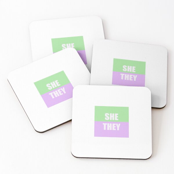 Item preview, She/They Genderqueer Pride designed and sold by keatonposada.