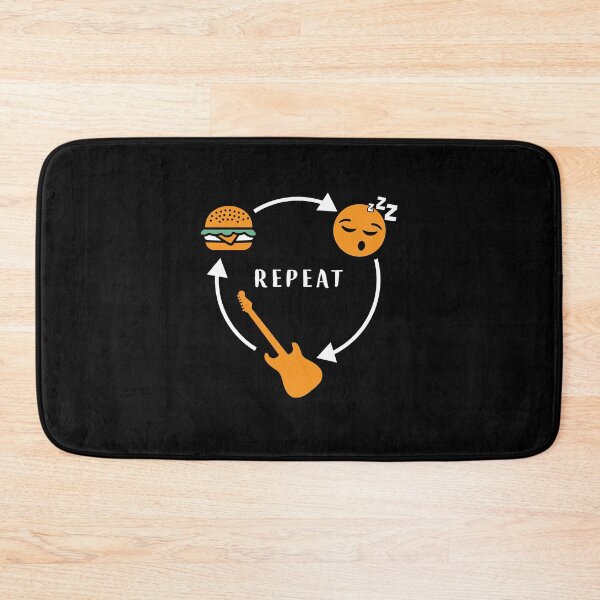 Item preview, Eat Sleep Electric Guitar Repeat Circuit designed and sold by 1681830934131.