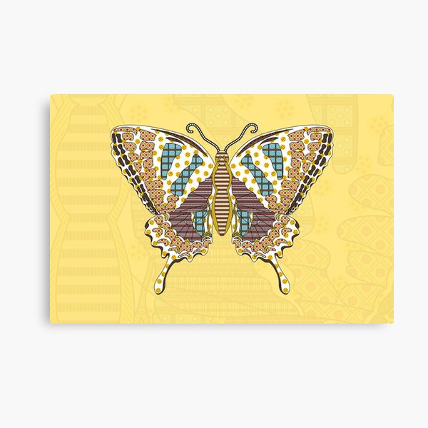 Aztec Swallowtail Canvas Print