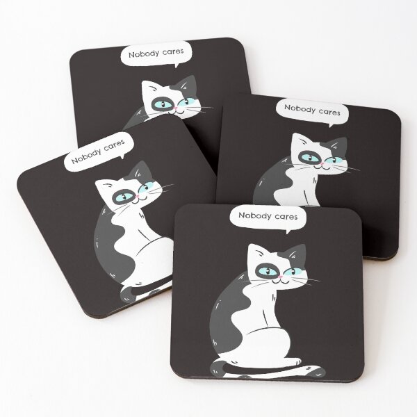 Item preview, Careless Cat designed and sold by thehoneyarts.