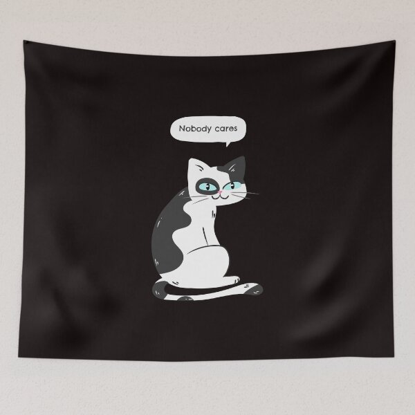 Item preview, Careless Cat designed and sold by thehoneyarts.