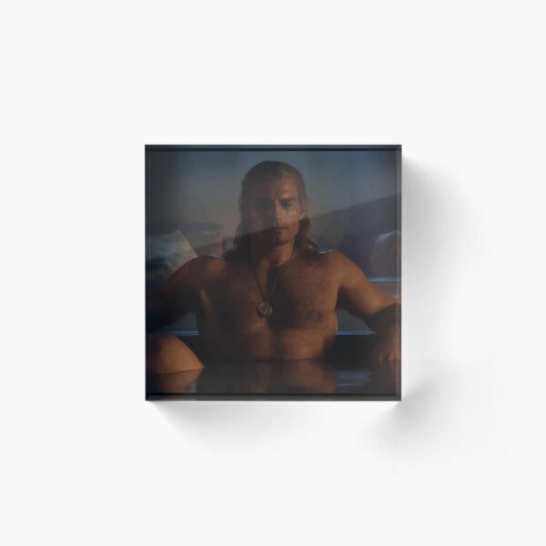 Witcher Bath Scene Painting Henry Cavill High Resolution Acrylic Block