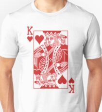 King of Hearts - Red Unisex T-Shirt