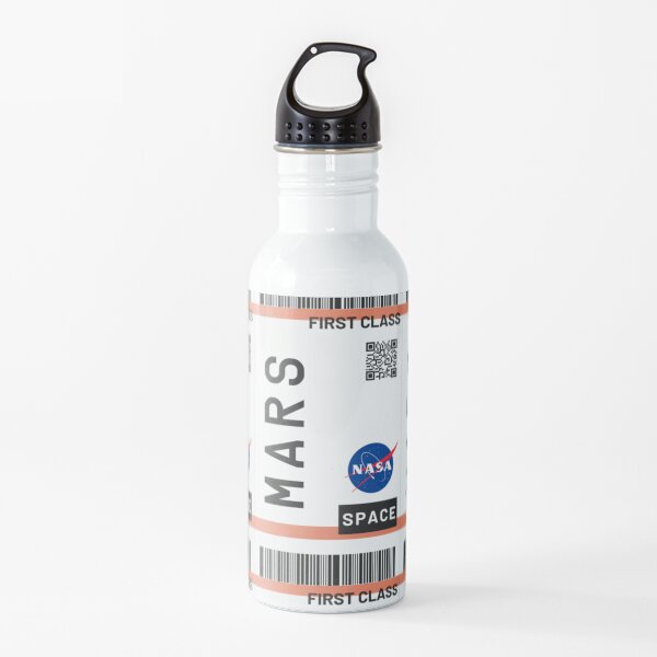 Best Seller - Mars plane ticket nasa Water Bottle