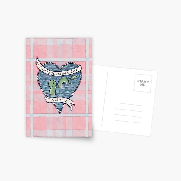 Nessie Valentine Postcard