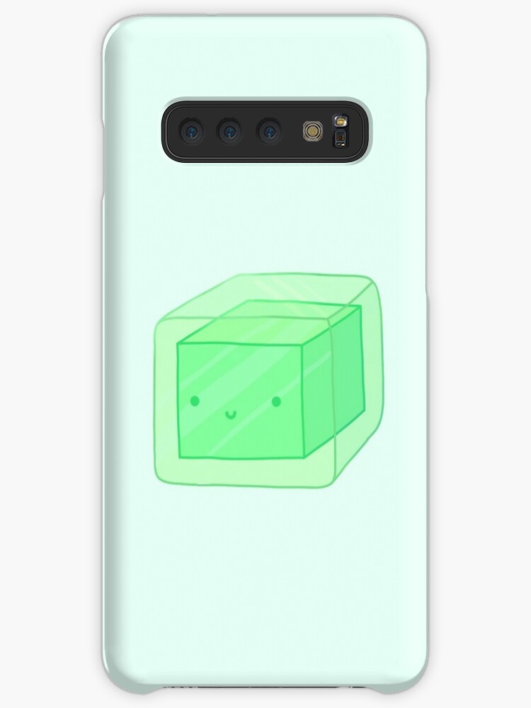 Cute Kawaii Minecraft Slime Case Skin For Samsung Galaxy By