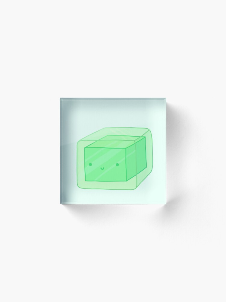 Cute Minecraft Slime Sticker for Sale by Vanthaera