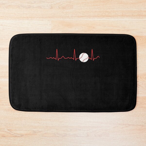 Item preview, Baseball - heartbeat, heart line, pulse designed and sold by Mohja-Design.