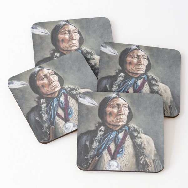 Item preview, Cheyenne Chief Wolf Robe designed and sold by kylestanleyart.