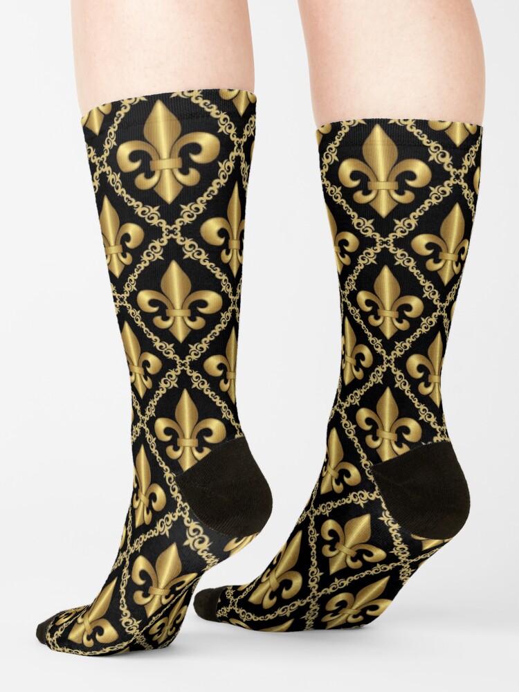 Fleur de Lis Women's Socks