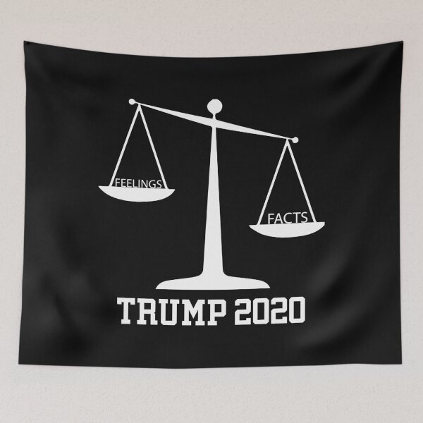 Item preview, Donald Trump 2020 Facts Over Feelings - America designed and sold by blaizedesigns.