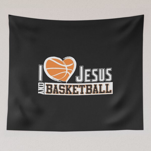 Item preview, Jesus and Basketball Heart Love College March Tournament designed and sold by hadleydesigns.
