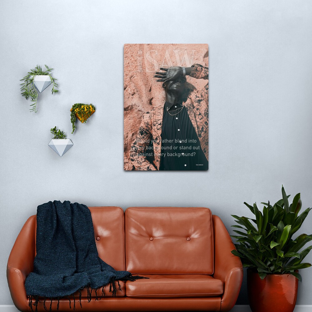 Blend In or Stand Out Metal Print