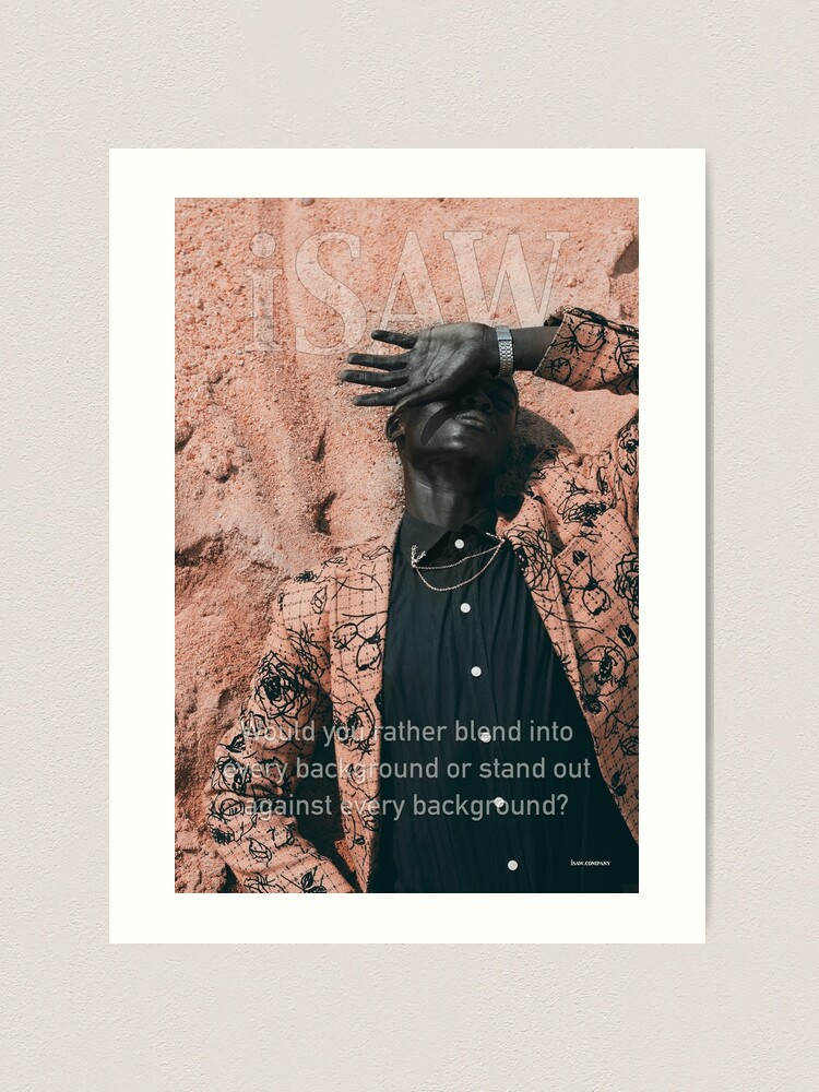 Alternate view of Blend In or Stand Out Art Print