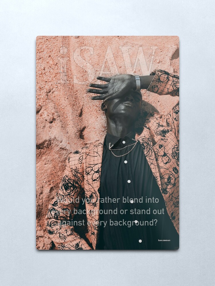 Alternate view of Blend In or Stand Out Metal Print