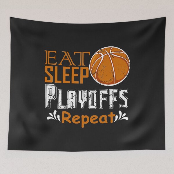 Item preview, Eat Sleep Playoffs Repeat College March Tournament Brackets designed and sold by hadleydesigns.