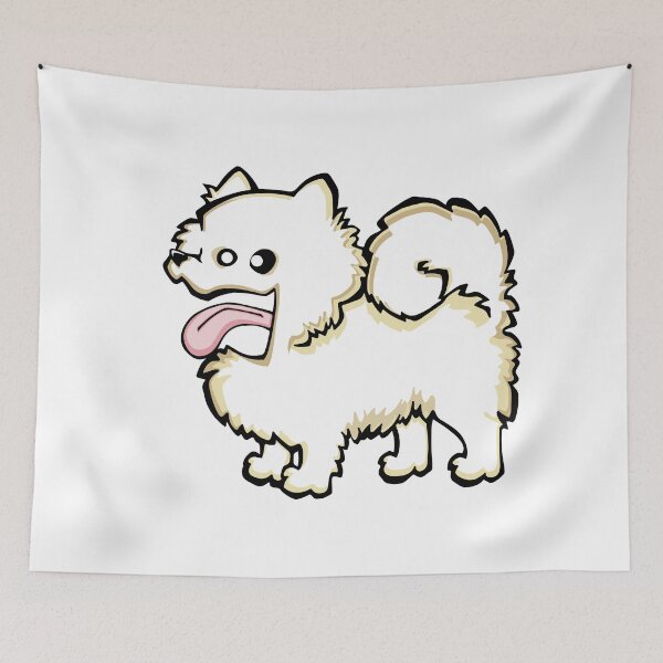 Item preview, Pomeranian - White (Full Body) WHITE BG designed and sold by TheChicken.