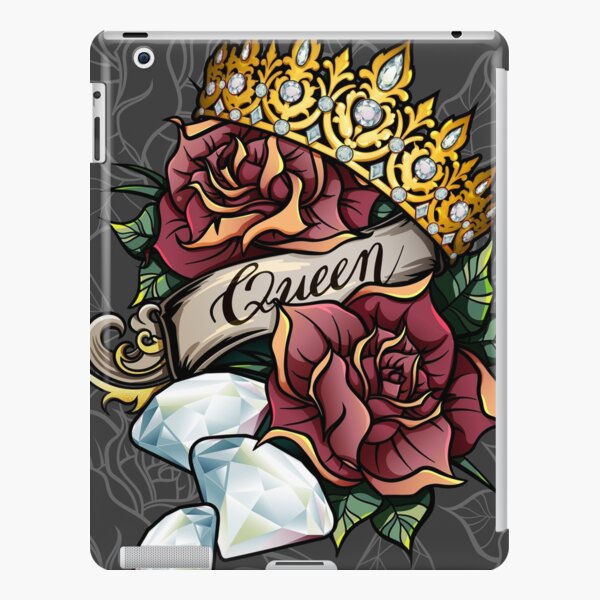 Queen of Diamonds digital vector design iPad Snap Case