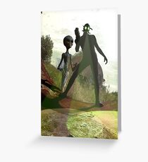 Alien Hunters Greeting Card