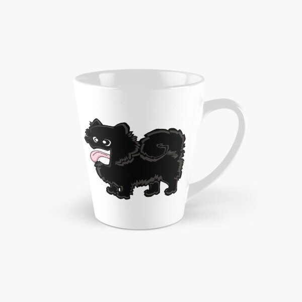Item preview, Pomeranian - Black (Full Body) WHITE BG designed and sold by TheChicken.