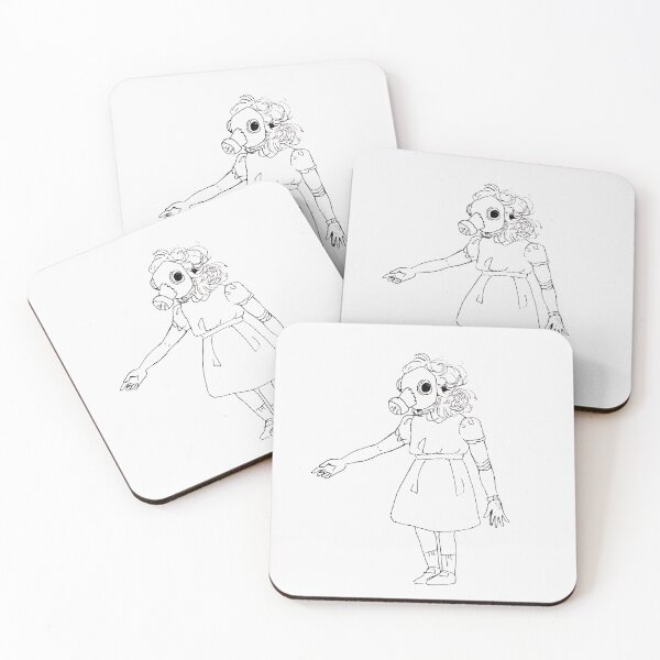 Item preview, gas mask little girl designed and sold by charlotte-kl.