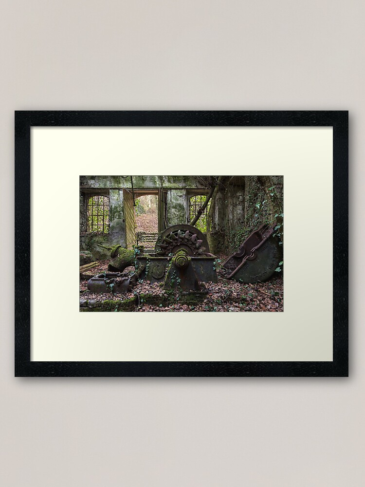 Alternate view of Green energy lost in the wood Framed Art Print