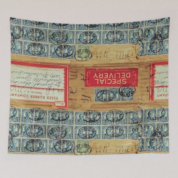 Item preview, Vintage Shipping Labels & Stamps Artwork / Found Art / Ephemera designed and sold by FuzzyHoney.
