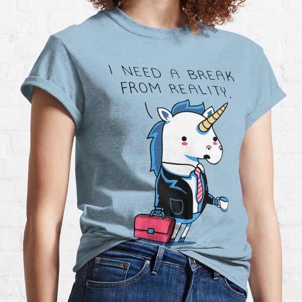 Unicorn and The Inscription Magic Kids Print Graphic Tee Short Sleeve T-Shirt